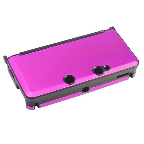 OSTENT Anti-Schock Hartaluminium Metallbox Hülle, kompatibel mit Nintendo 3DS-Konsole, Farbe Rose Red von OSTENT