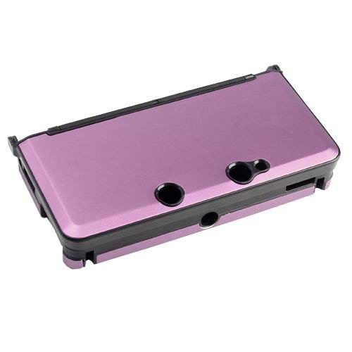 OSTENT Anti-Shock Hard Aluminium Metal Box Cover Case Shell Kompatibel für Nintendo 3DS Konsole, Farbe Pink von OSTENT