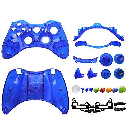 OSTENT Ersatzgehäuse Shell Buttons Kit kompatibel für Microsoft Xbox 360 Wireless Controller - Farbe Blau OSTENT Ersatzgehäuse Shell Buttons Kit kompatibel für Microsoft Xbox 360 Wireless Controller - Farbe Blau von OSTENT