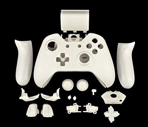 OSTENT Ersatzgehäuse Shell Buttons Kit kompatibel für Microsoft Xbox One - Farbe Weiß von OSTENT