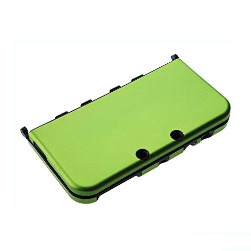 OSTENT Hard Aluminium Case Cover Hautschutz kompatibel für Nintendo New 3DS LL/XL Konsole - Farbe Grün von OSTENT