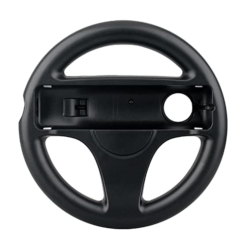 OSTENT Mario Kart Racing Spiele Lenkrad kompatibel für Nintendo Wii Remote Controller Farbe Schwarz von OSTENT