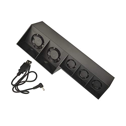 OSTENT USB-Lüfter Kühler 4-Fan Temperatur einstellbar kompatibel für Sony PS4-Konsole von OSTENT