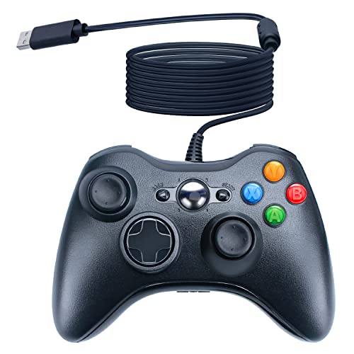 OSTENT Kabelgebundener USB Controller Gamepad Joystick für Microsoft Xbox 360 Konsole Windows PC Laptop Computer Videospiel Farbe Schwarz OSTENT Kabelgebundener USB Controller Gamepad Joystick für Microsoft Xbox 360 Konsole Windows PC Laptop Computer Videospiel Farbe Schwarz von OSTENT