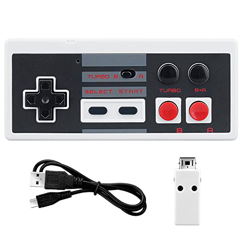 OSTENT Wiederaufladbare Wireless Controller Gamepad für Nintendo NES Mini Klassische Edition Famicom Mini-Konsole von OSTENT