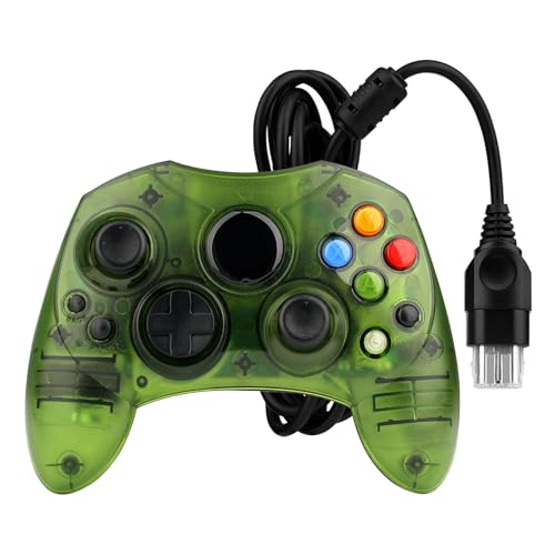 OSTENT verkabelter Controller S Typ 2 A für die ältere Generation der Microsoft Xbox Videospielkonsole Farbe Grün von OSTENT