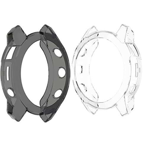 OSXINYIV Hülle Compatible with Garmin Fenix 7S, TPU Zubehörersatz Schützende Silikonhülle für die stoßfeste und unzerbrechliche Schutzhülle von OSXINYIV