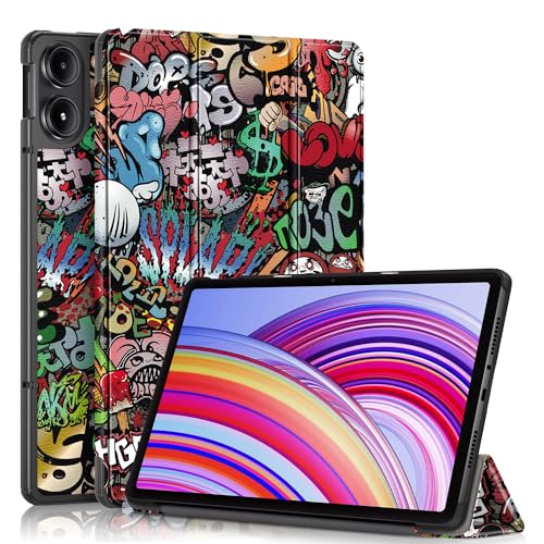 OSXINYIV Tablet Hülle Schutzhülle Cover für Redmi Pad SE Pro 12.1" Zoll Tablet 2024, Hülle mit Auto Sleep/Wake von OSXINYIV