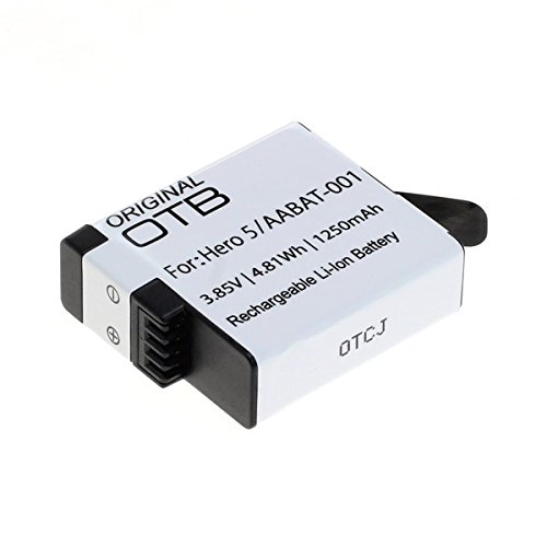 Akku für GoPro Hero 5 Black / AABAT-001 (1250mAh/4,81Wh) von OTB