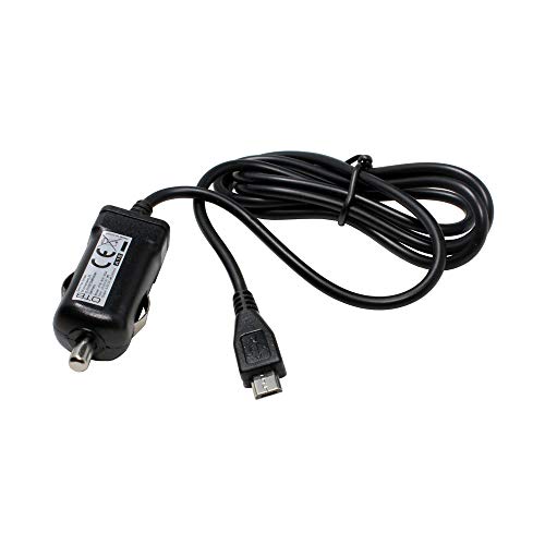 Kfz Ladekabel, 2400mA, Micro USB, Autoladekabel, schwarz für Asus MeMo Pad Smart 10 Zoll von OTB