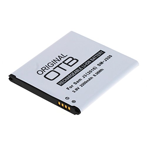 OTB - Akku kompatibel zu Samsung Galaxy J3 (2016) SM-J320 - ersetzt EB-BJ530BBE - Li-Ion - 2200mAh Kapazität von OTB