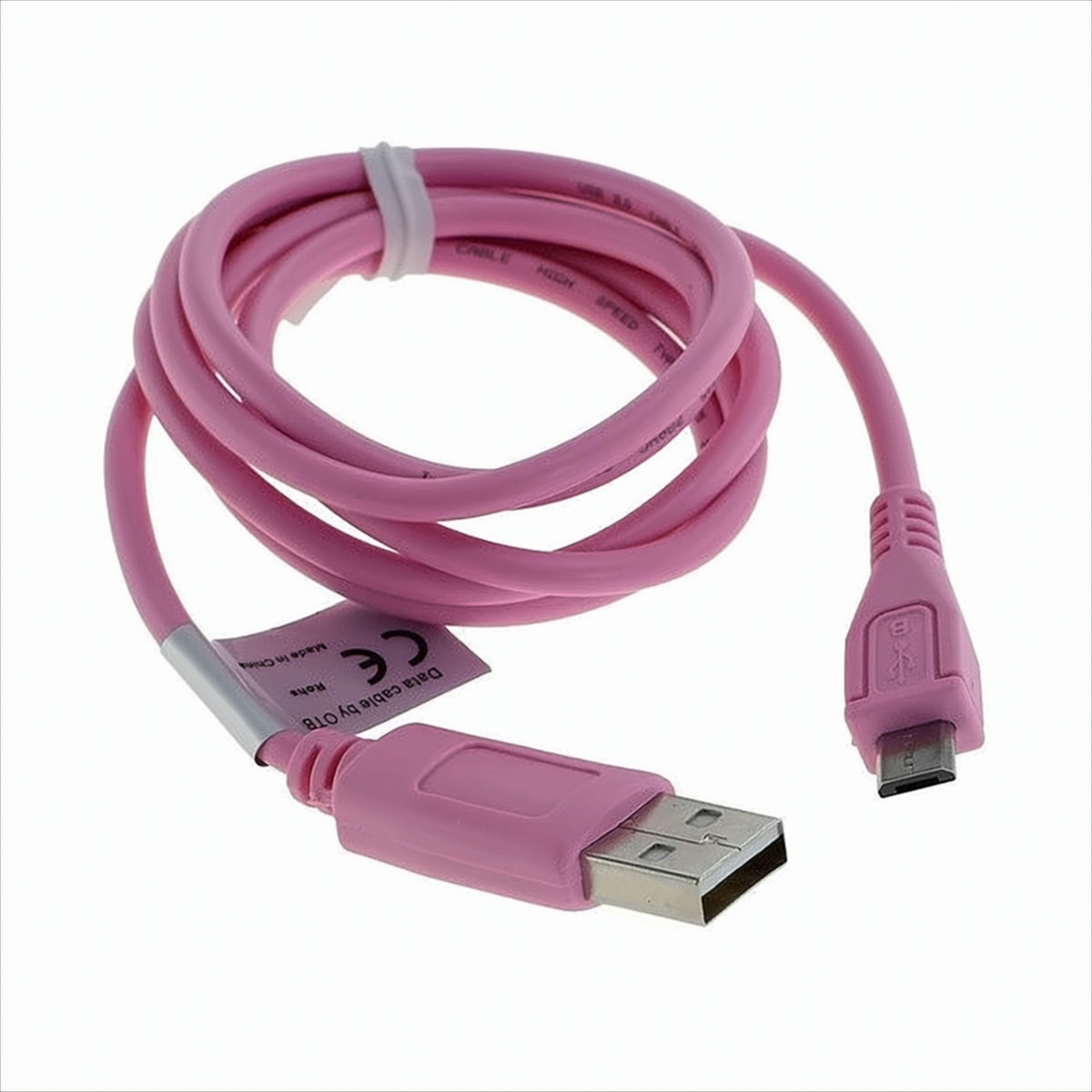 OTB Datenkabel Micro-USB - 0,95m - pink von OTB