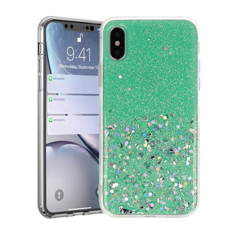 OTB Handyhülle Handyhülle Bling Glitzer Hülle Silikon Case Schutz von OTB