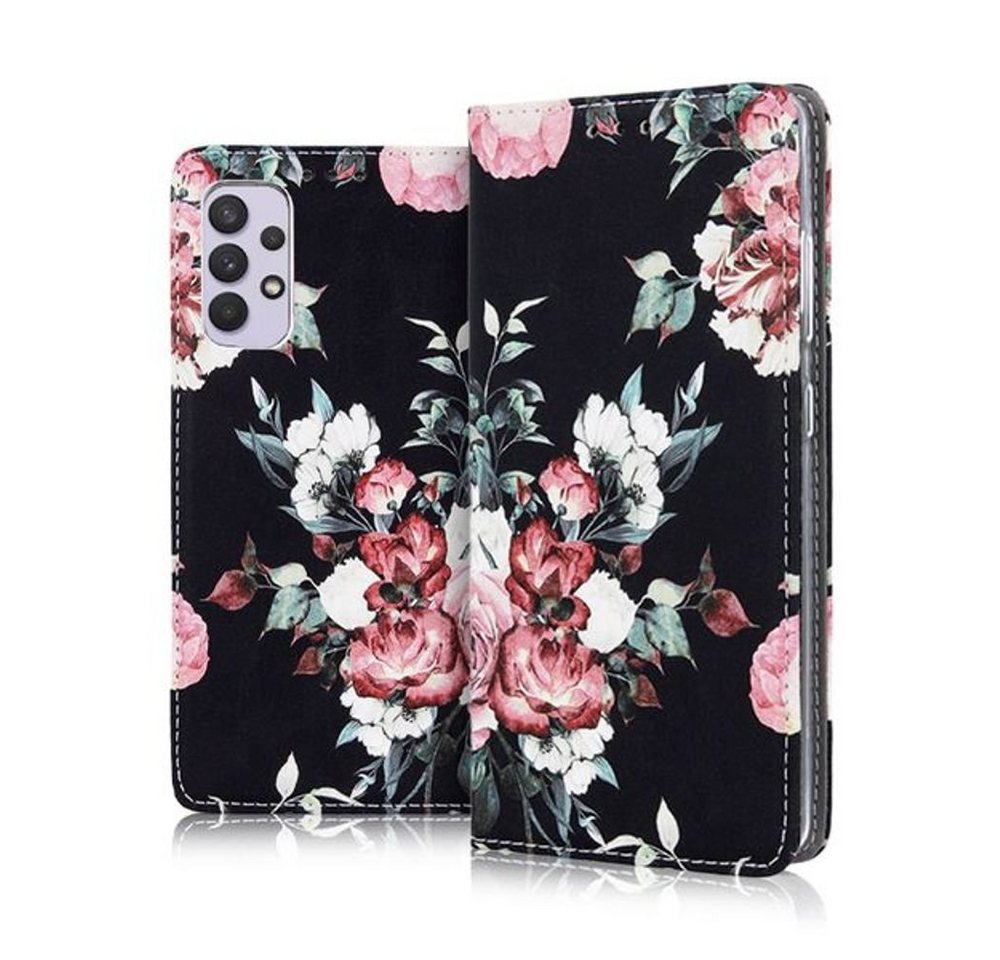 OTB Handyhülle Hülle kompatibel mit Xiaomi Redmi 9 rose Blumen - von OTB