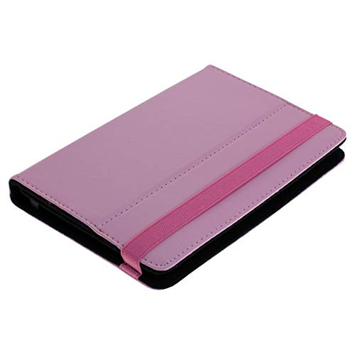 OTB Universal Bookstyle Tasche für Tablets, 7 Zoll Klett Pink von OTB