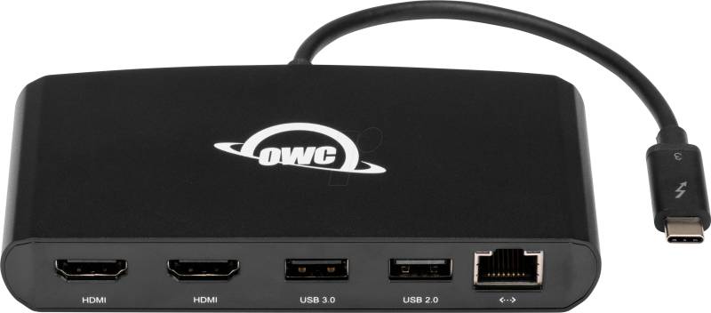 OWC TB3MDK5P - Dockingstation/Port Replicator, Thunderbolt™ 3, 4K von OTHER WORLD COMPUTING