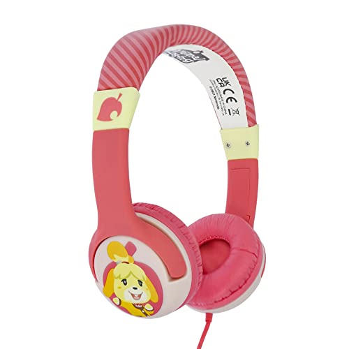 OTL Technologies Animal Crossing Isabelle Kopfhörer für Kinder, mit Kabel, Pink, AC0705, Rose OTL Technologies Animal Crossing Isabelle Kopfhörer für Kinder, mit Kabel, Pink, AC0705, Rose von OTL Technologies