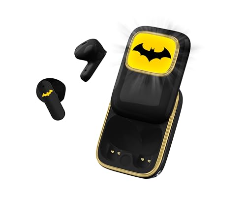 OTL Technologies Batman Darknight Slide TWS-Ohrhörer mit Ladehülle von OTL Technologies