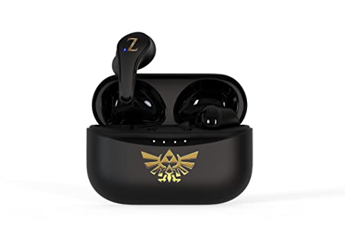 OTL Technologies Kabellose Bluetooth-Kopfhörer V5.0 Zelda mit Ladebox, Schwarz von OTL Technologies