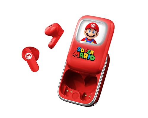 OTL Technologies Kabellose Kopfhörer Super Mario mit verschiebbarer Ladebox und LED-Licht OTL Technologies Kabellose Kopfhörer Super Mario mit verschiebbarer Ladebox und LED-Licht von OTL Technologies