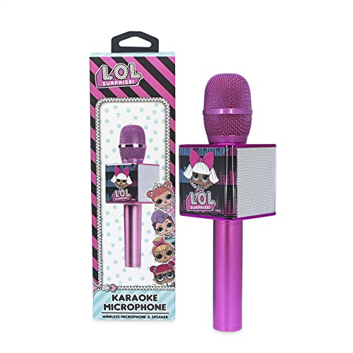 OTL Technologies LOL889 Wireless Karaoke Microphone - LOL Surprise Pink von OTL Technologies