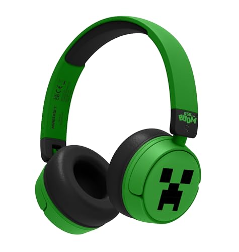 OTL Technologies Minecraft Creeper Kinderkopfhörer ohne Kabel, mit Lautstärkeregler und Audio-Sharing-Kabel OTL Technologies Minecraft Creeper Kinderkopfhörer ohne Kabel, mit Lautstärkeregler und Audio-Sharing-Kabel von OTL Technologies