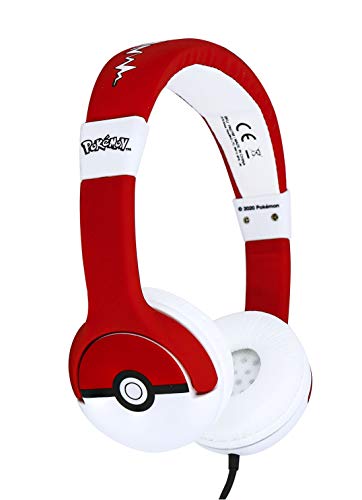 OTL Technologies PK0758 Kids Headphones - Pokémon Pokéball Wired Headphones for Ages 3-7 Years von OTL Technologies