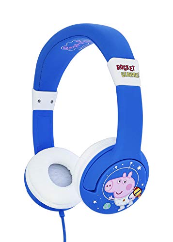 OTL Technologies PP0777 Peppa Pig Rocket George Kids Wired Headphones Blue for Ages 3-7 Years von OTL Technologies