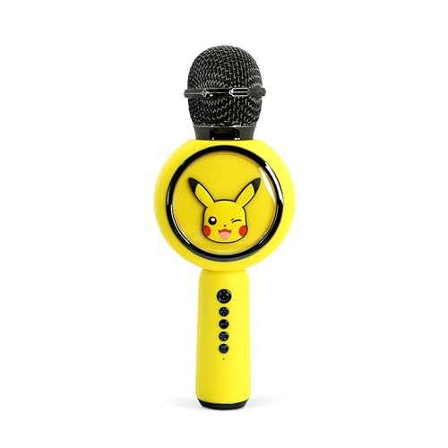OTL Technologies Pokémon Pikachu Karaoke-Mikrofon mit kabellosem Lautsprecher und LED-Leuchten OTL Technologies Pokémon Pikachu Karaoke-Mikrofon mit kabellosem Lautsprecher und LED-Leuchten von OTL Technologies