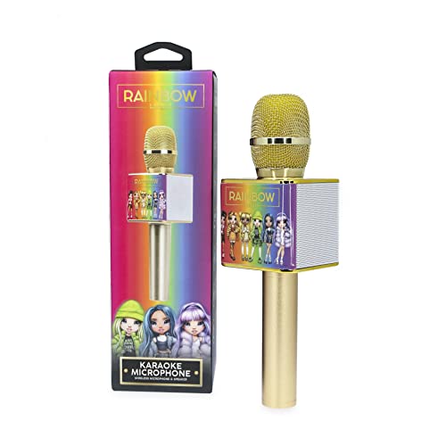 OTL Technologies Rainbow High Wireless Bluetooth Karaoke Microphone in Gold von OTL Technologies