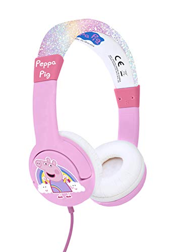 OTL Technoloiges PP0776 Kids Headphones - Peppa Pig Rainbow Wired Headphones for Ages 3-7 Years von OTL Technologies
