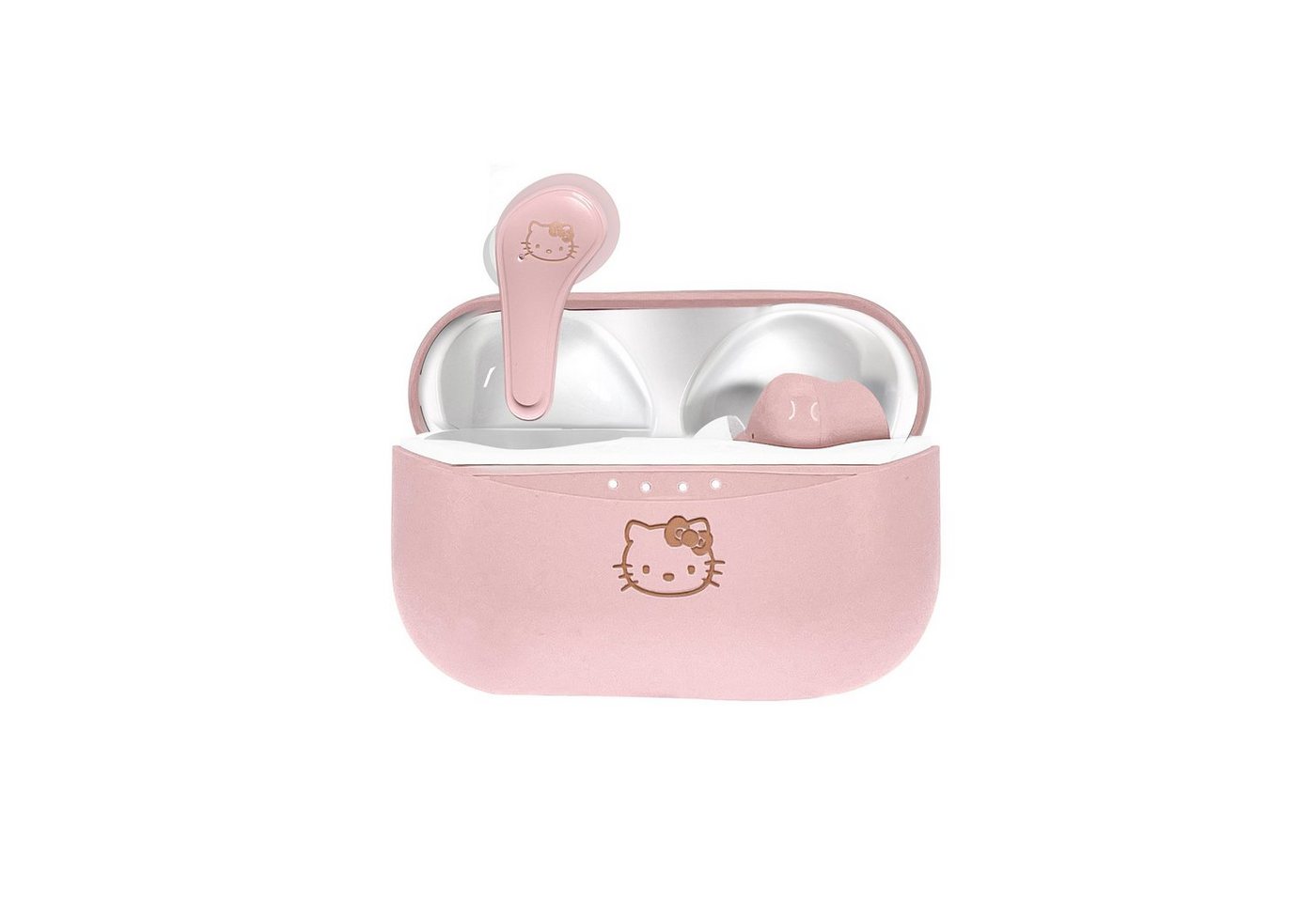 OTL Hello Kitty Bluetooth V5.0 Kopfhörer für Kinder, mit Ladegehäuse Bluetooth-Kopfhörer (True Wireless, Hochwertiger Sound, Leichtes Gewicht) von OTL