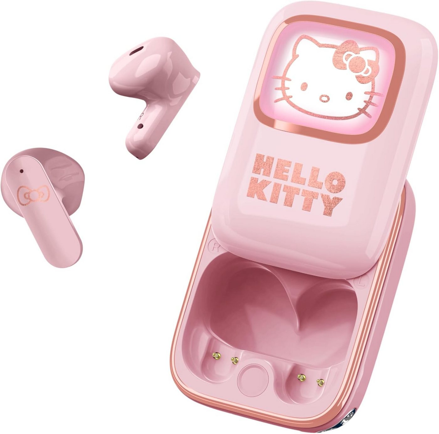 OTL Hello Kitty TWS-Kopfhörer mit Ladebox In-Ear-Kopfhörer (ja, Bluetooth, mit Smart Touch Control) von OTL