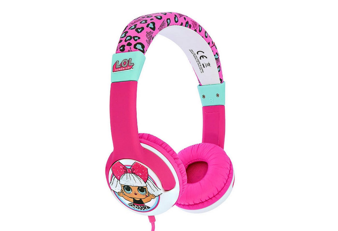 OTL Kabelgebundene Kopfhörer für Kinder OTL My Diva pink Kinder-Kopfhörer OTL Kabelgebundene Kopfhörer für Kinder OTL My Diva pink Kinder-Kopfhörer von OTL