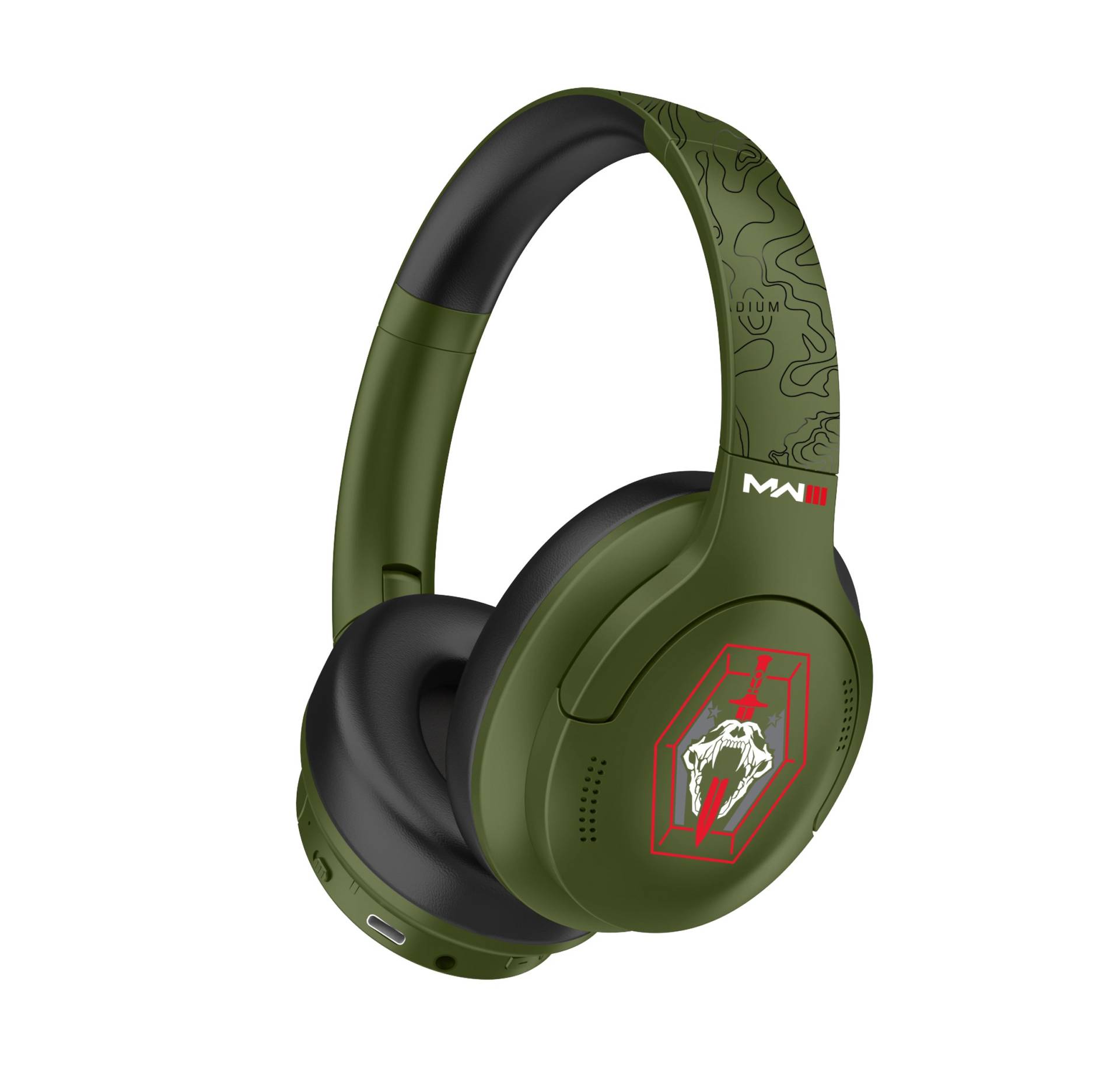 OTL - Call of Duty Olive snake Active noise cancelling headphone von OTL