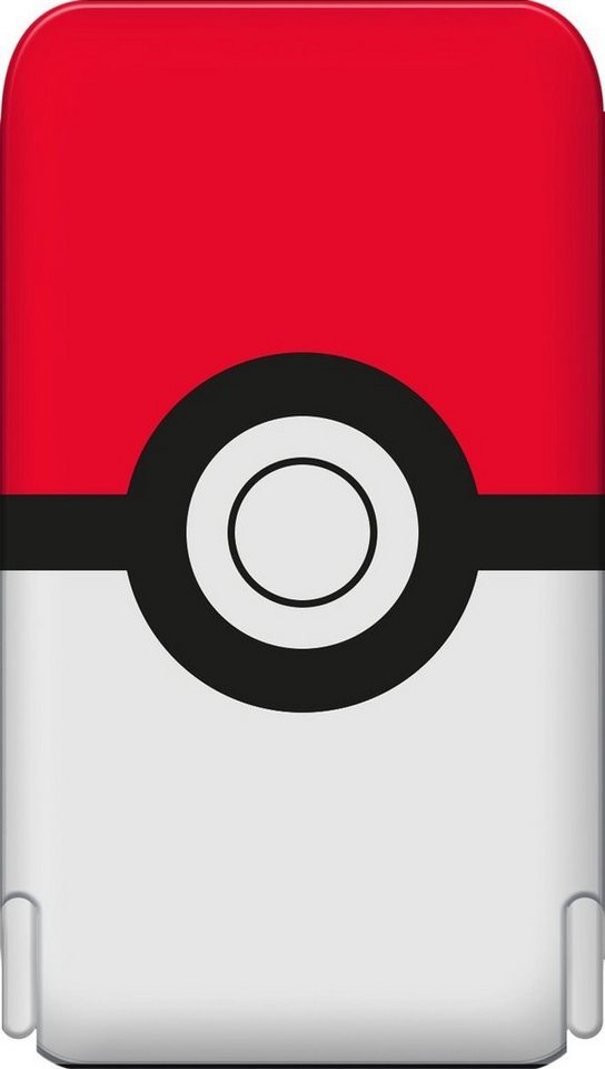 OTL Pokémon – Pokéball-Logo – kabellose magnetische Powerbank Powerbank, klappbarer Telefonständer – 5000 mAh – USB-C von OTL