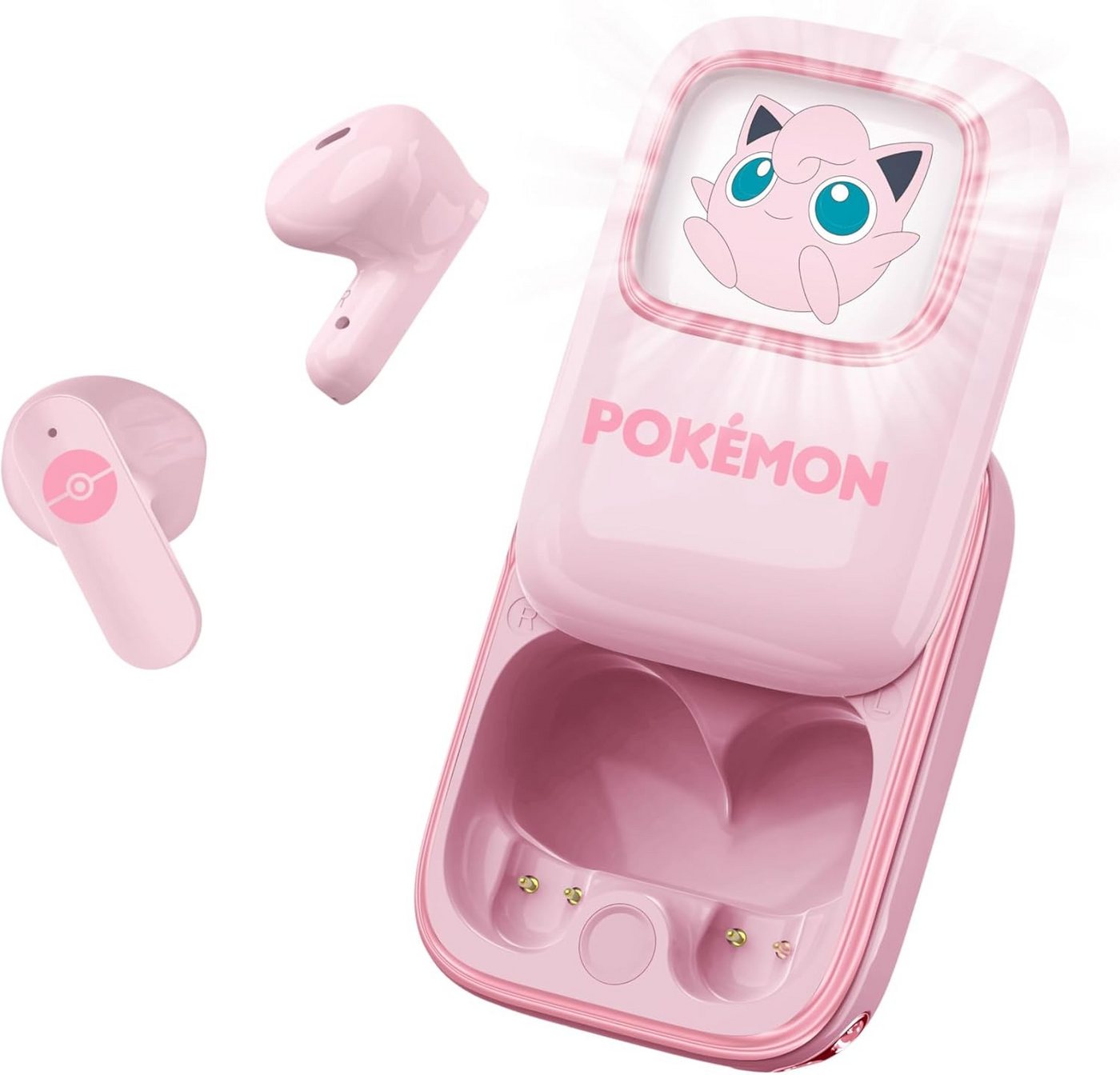 OTL Pokémon Pummeluff Slide TWS Kopfhörer In-Ear-Kopfhörer (bluetooth, offiziell lizensiertes Merchandise) von OTL