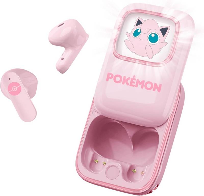 OTL Pokémon Pummeluff Slide TWS Kopfhörer In-Ear-Kopfhörer (bluetooth, offiziell lizensiertes Merchandise) von OTL