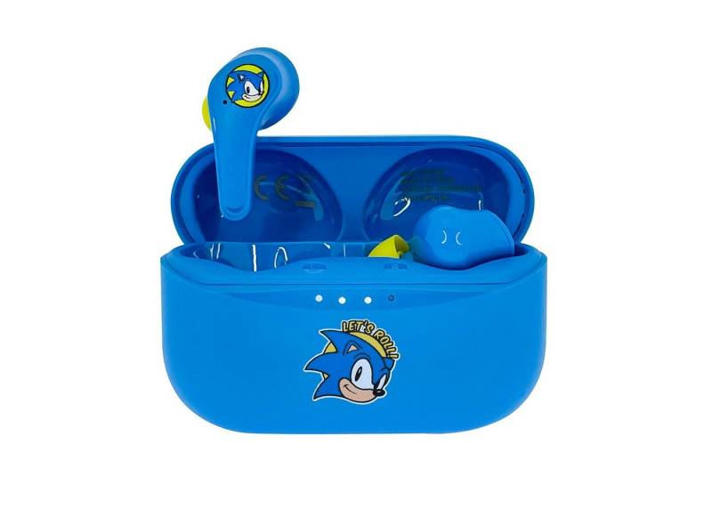 OTL Sonic the Hedgehog Bluetooth 5.0 Kinderkopfhörer mit Ladebox Bluetooth-Kopfhörer (Bluetooth, True Wireless) von OTL