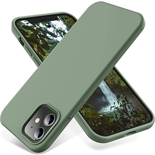 OTOFLY Entworfen für iPhone 12 Hülle, iPhone 12 Pro Hülle, [Seidige und weiche Touch-Serie] Premium weiche Flüssigsilikon-Gummi-Ganzkörper-Schutzhülle für iPhone 12 und 12 Pro 15,5 cm (6,1 Zoll), von OTOFLY