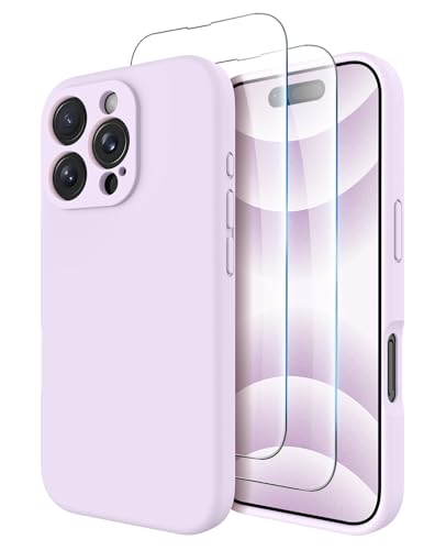 OTOFLY Kompatibel mit iPhone 16 Pro Hülle mit 2 Stück Displayschutzfolien, kompatibel mit MagSafe, stoßfester Schutz in Militärqualität, magnetisches Silikon 16 Pro Handyhülle, Wolkenmalve OTOFLY Kompatibel mit iPhone 16 Pro Hülle mit 2 Stück Displayschutzfolien, kompatibel mit MagSafe, stoßfester Schutz in Militärqualität, magnetisches Silikon 16 Pro Handyhülle, Wolkenmalve von OTOFLY