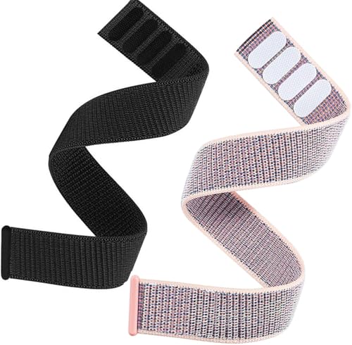OTOPO 20mm Loop Nylon Armband für Fenix 6s/Fenix 5s/Fenix 7s, Ultraleichtes Schnell Trocknen Schleife Waschbar Uhrenarmband für Garmin Fenix 5S 6S 7S von OTOPO