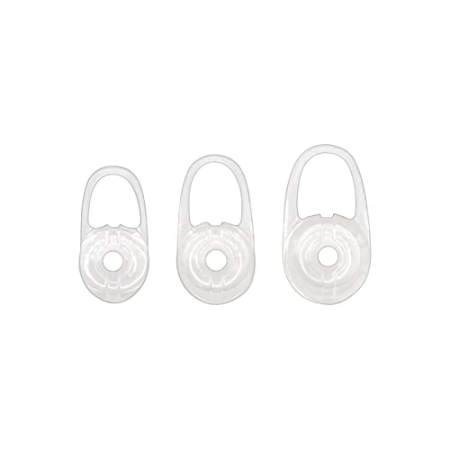 3 Stück Kopfhörer Ohrstöpsel aus weicher Silikon Ersatzteile Mischungsgröße Kompatibel mit Plantronics Voyager Edge V3200/V3240/V3280 Kabellos Bluetooth Headset Transparent von OTOTEC
