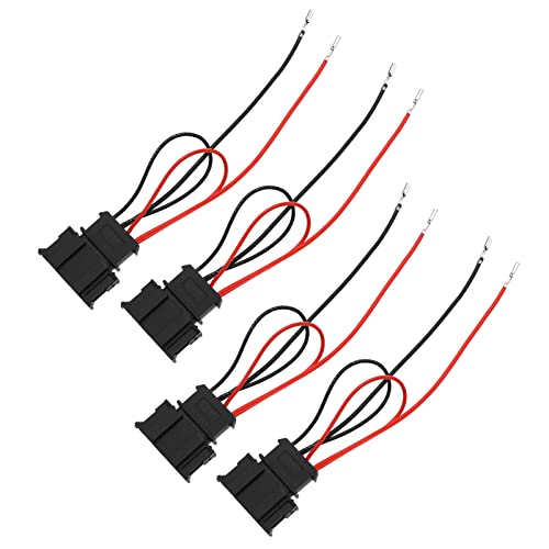 4 Stück Lautsprecheradapter Stecker Kabel Ersatz kompatibel mit Seat Altea kompatibel mit VW kompatibel mit Skoda Auto Lautsprecher Kabelbaum Adapter Stecker von OTOTEC