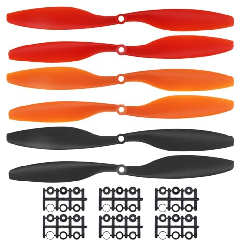 6 Paar 1045 Propeller RC Propeller Ersatzteile kompatibel mit DJI FPV F550 F450 S500 S550 Quadcopter Multirotor CW CCW von OTOTEC