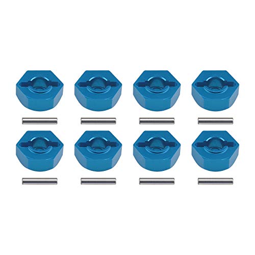 8X RC Auto Rad Sechskantantrieb Nabenadapter Blau 12mm Aluminiumlegierung Sechskantmuttern mit Stiften Universal Fit Für 1/10 RC Modell Auto Ersatzteil 8X RC Auto Rad Sechskantantrieb Nabenadapter Blau 12mm Aluminiumlegierung Sechskantmuttern mit Stiften Universal Fit Für 1/10 RC Modell Auto Ersatzteil von OTOTEC