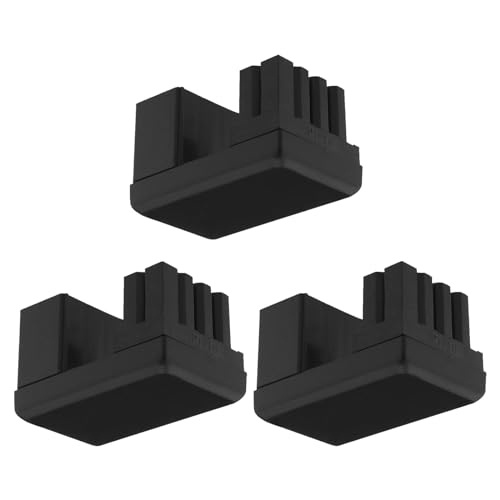 ATX 8-poliger Stecker auf Buchse, 180-Grad-Winkel-Adapter, GPU-Abwärtswinkel, Netzteil-Platine für Desktop-Grafikkarte, Schwarz, 3 Stück von OTOTEC