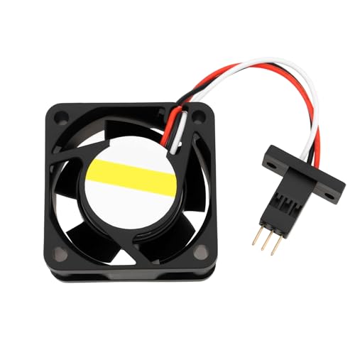 OTOTEC 1 Stück Kühlerlüfter 3-poliger Stecker Wechselrichter-Lüfter 40 X 40 X 20 Mm Lüfter DC 24 V 0,076 A Lüfter Kompatibel mit San Ace 40wf Schwarz von OTOTEC