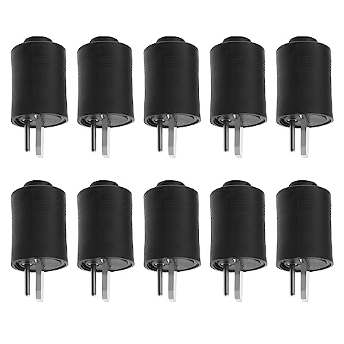 OTOTEC 10 STÜCKE 2-poliger DIN-Stecker Lautsprecherkabel Stecker für Lautsprecher Verstärker Subwoofer Computer PC DVD-Player Spielkonsole Tastatur von OTOTEC