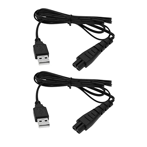 OTOTEC 2 Stück Bartschneider Ladekabel Ersatz Kompatibel mit Remington PF7500 PF7600 PG6137 PG6170 PG6171 PG6250 Rasierer Ladekabel PVC OTOTEC 2 Stück Bartschneider Ladekabel Ersatz Kompatibel mit Remington PF7500 PF7600 PG6137 PG6170 PG6171 PG6250 Rasierer Ladekabel PVC von OTOTEC